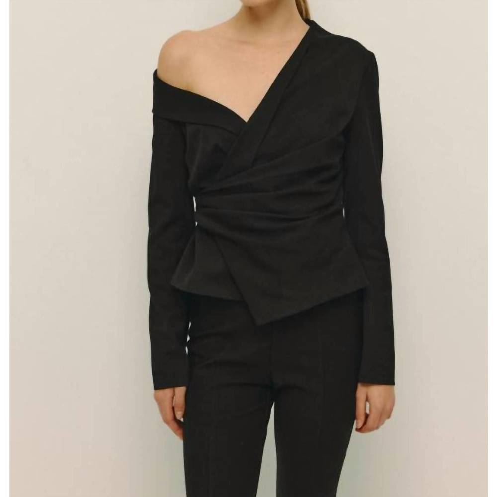 NEW ELODIE women's mercer top in black